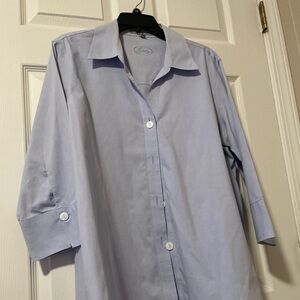 Fox Croft Non-Iron Shaped Fit Button Down Shirt